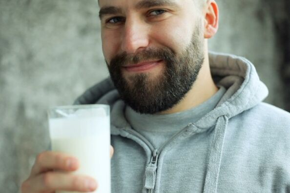 вживання молока для підвищення потенції