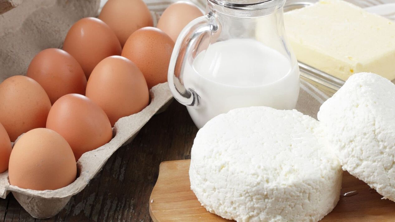 яйця і молочні продукти для потенції